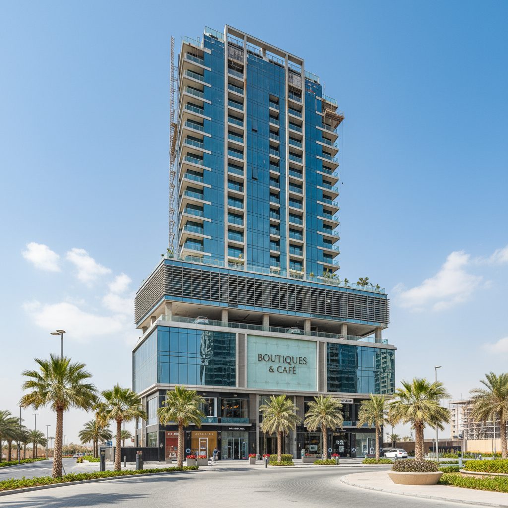 Mid rise with podium parking Dubai
