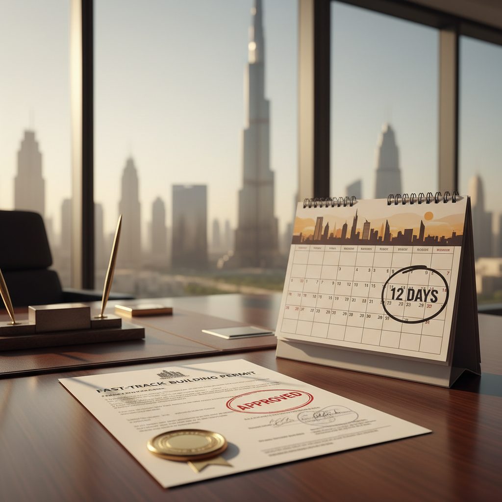 Fast-track permit workflow in Dubai
