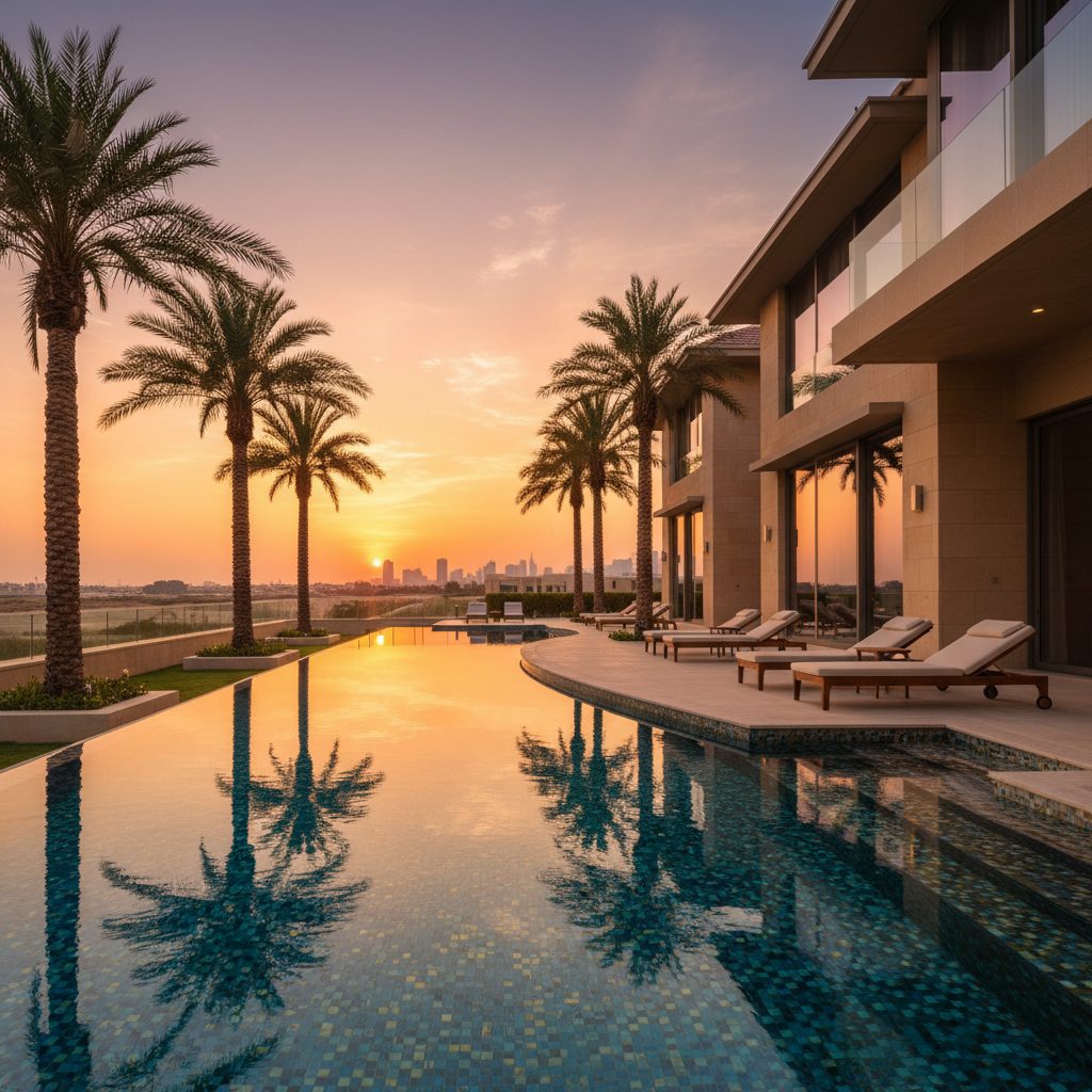Luxury Dubai infinity pool