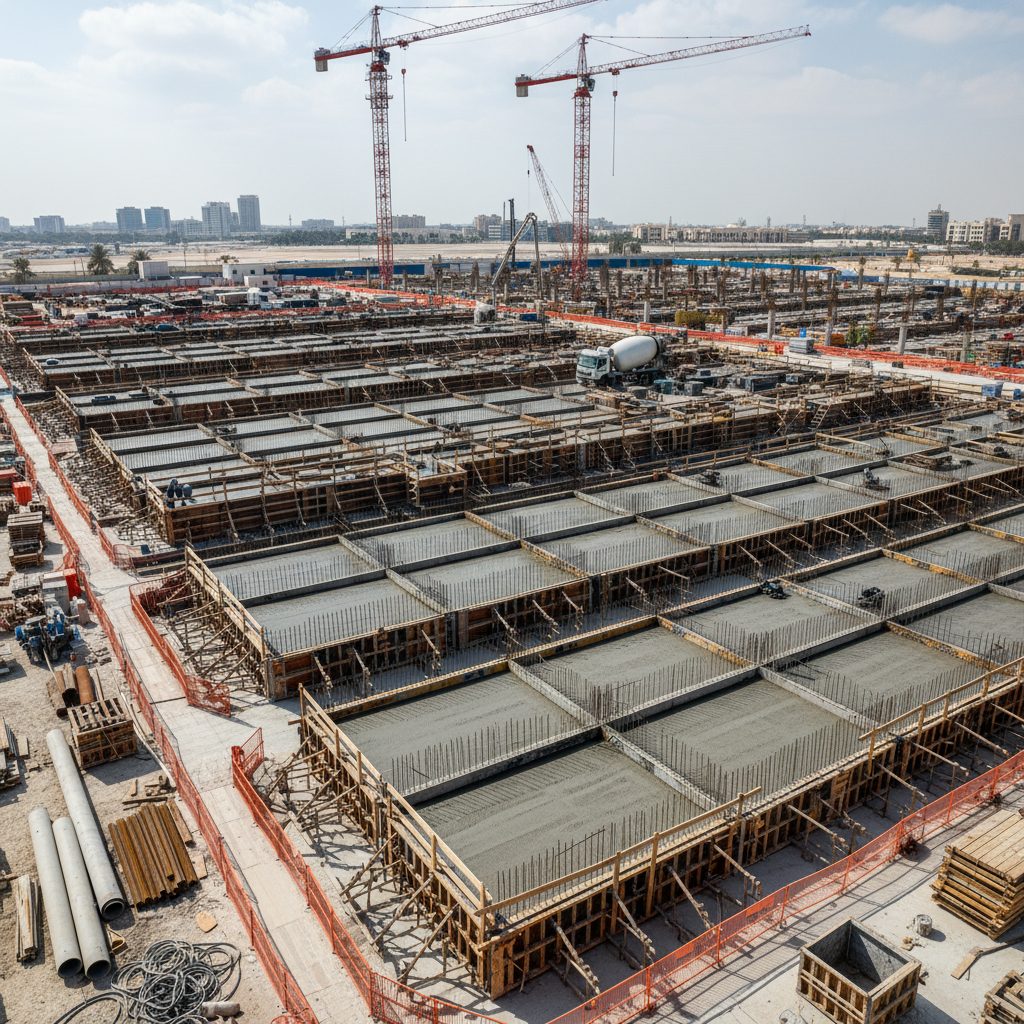 Building Construction (G+10) in DIFC — Design & layout — First Unicorn Interiors