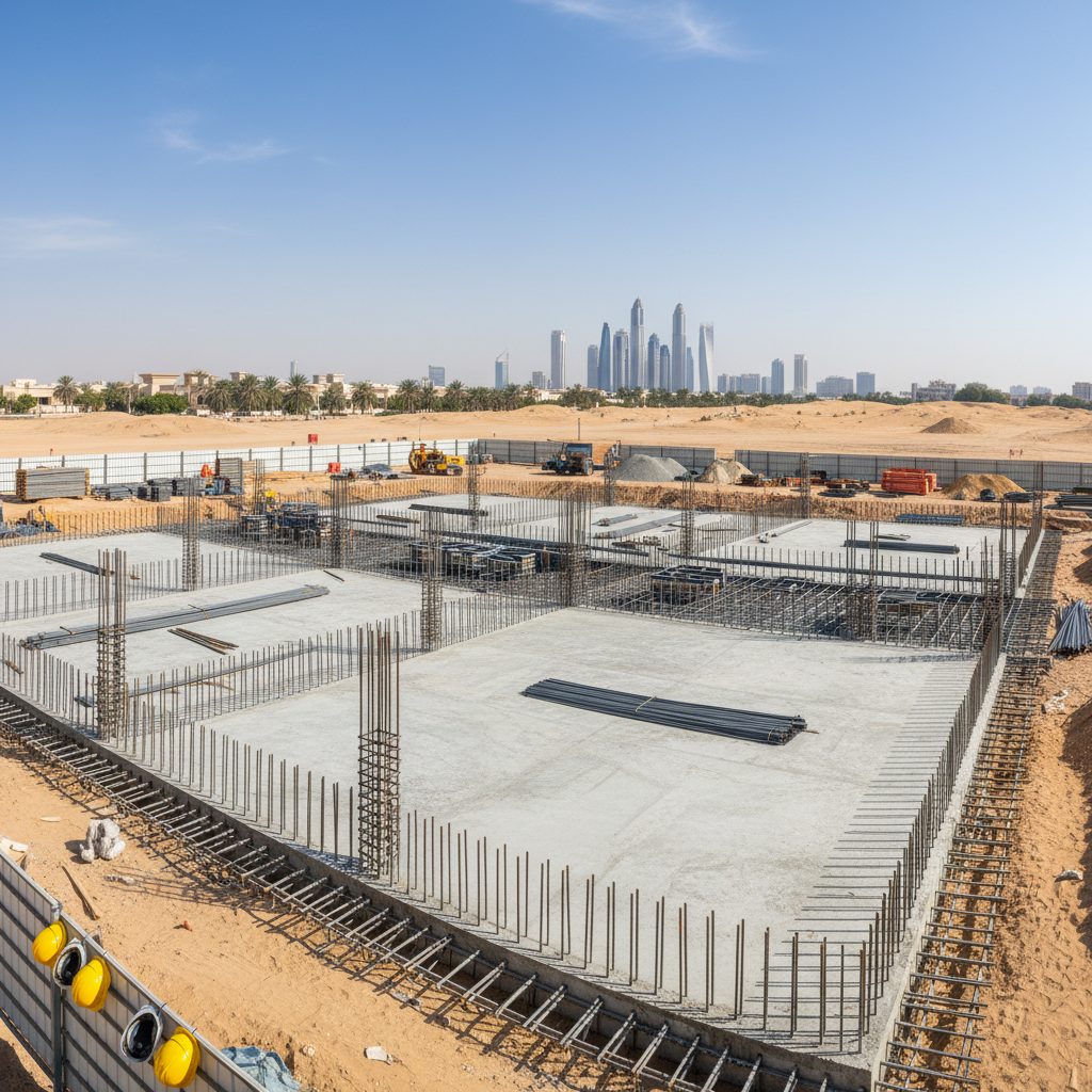 Plot Construction in Aljada — Completed & handed over — First Unicorn Interiors