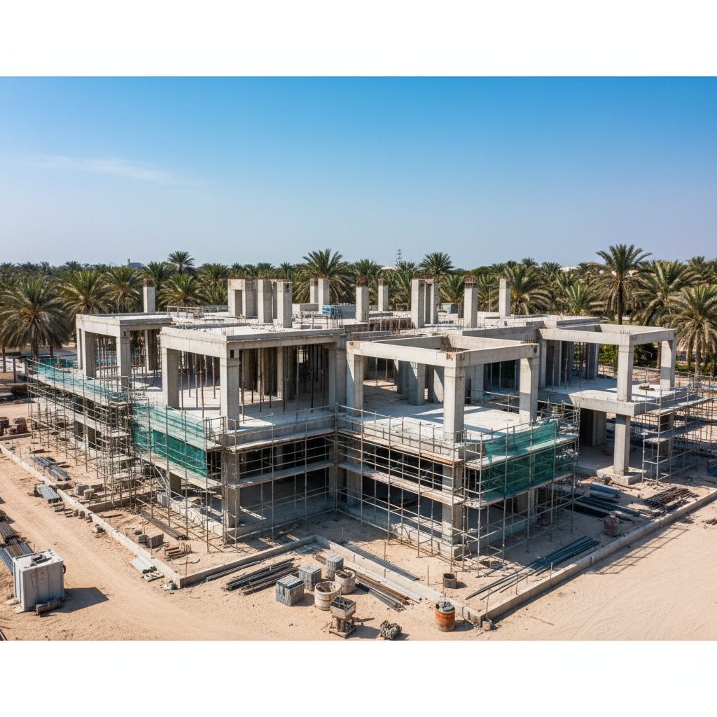 Plot Construction in Aljada — Design & layout — First Unicorn Interiors