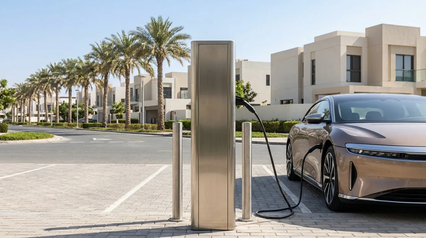 EV charger installation in Dubai — First Unicorn Interiors
