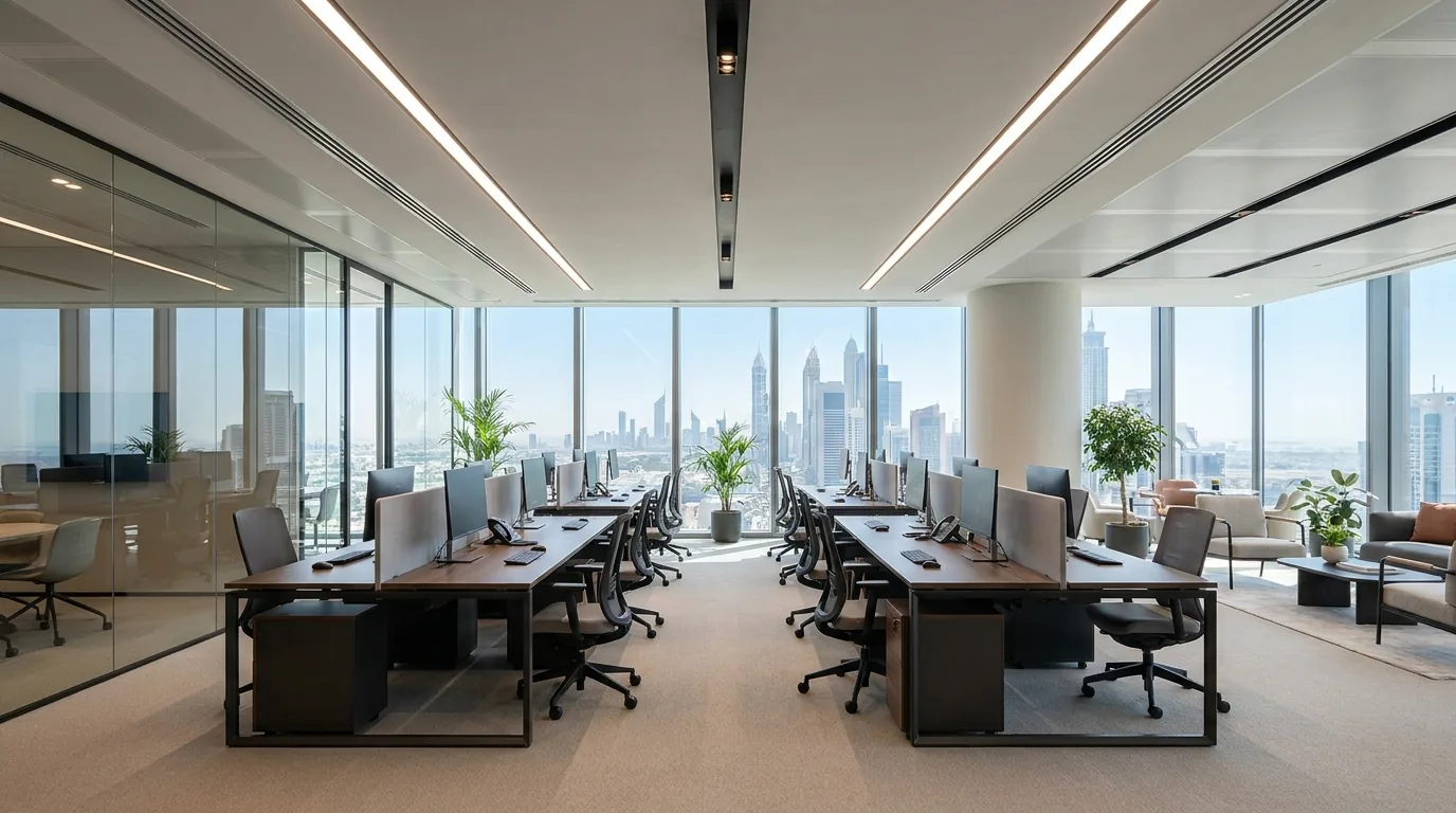 Office Fit-Out project in Jumeirah Lake Towers, Dubai by First Unicorn Interiors