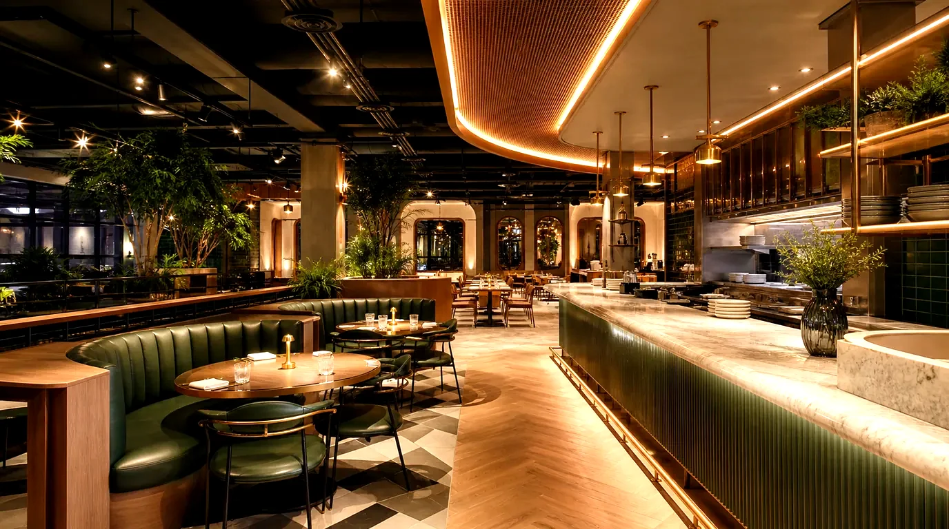 Restaurant & Café Fit-Out project in Dubai Airport Free Zone (DAFZA), Dubai by First Unicorn Interiors
