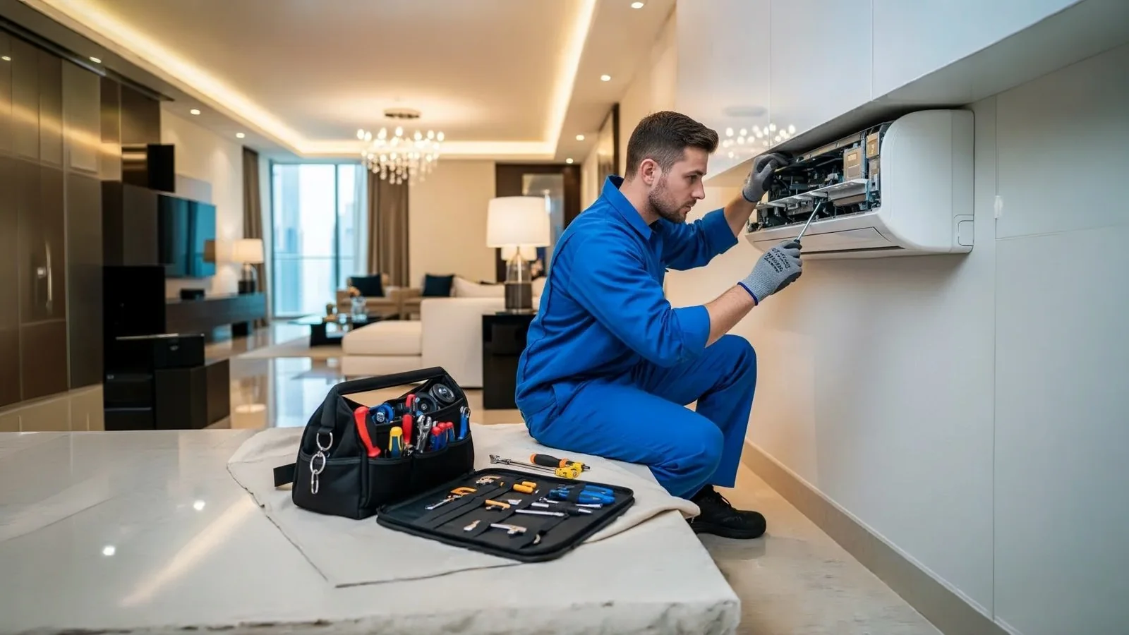 مشروع إدارة عقارات في ذا ميدوز، دبي من First Unicorn Interiors
